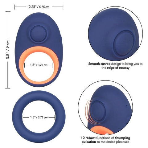 Link Up Verge Dual Stimulator Mens Cock Ring - Cock Rings