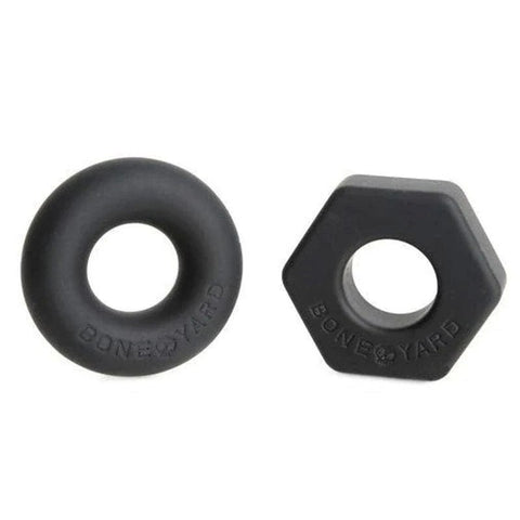 Boneyard The Nutball Super-Soft Silicone Ring Set - Ball and Cock Toys