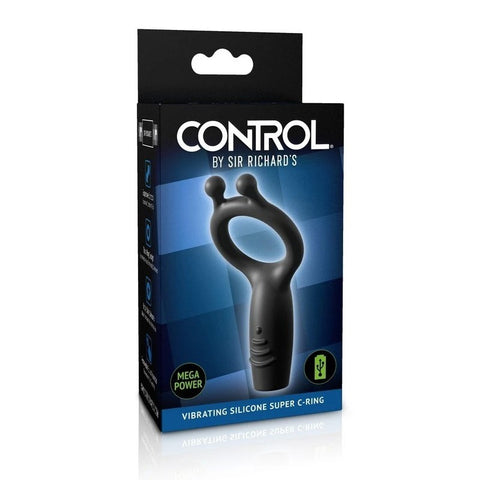 Sir Richards Vibrating Silicone Super Cock Ring - Ball and Cock Toys