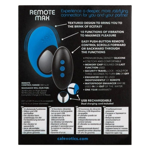 Link Up Max Remote Controlled Vibrating Dick Ring - Vibrating Cock Rings