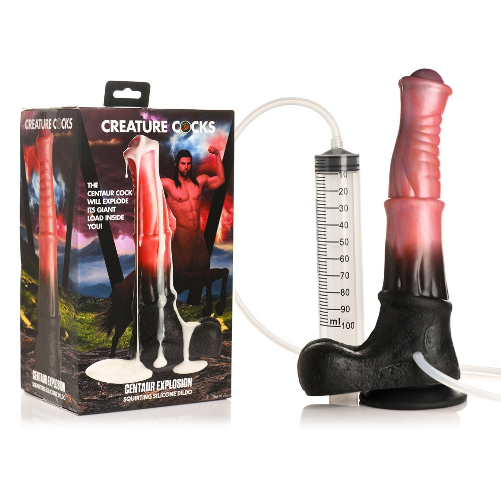 XR Brands Creature Cocks Centaur Explosion Squirting Fantasy Dildo 24.5cm Realistic Dildos