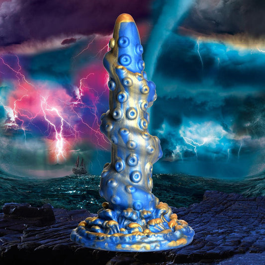 XR Brands Creature Cocks Lord Kraken Fantasy Tentacle Dildo Blue 21cm - Realistic Dildos