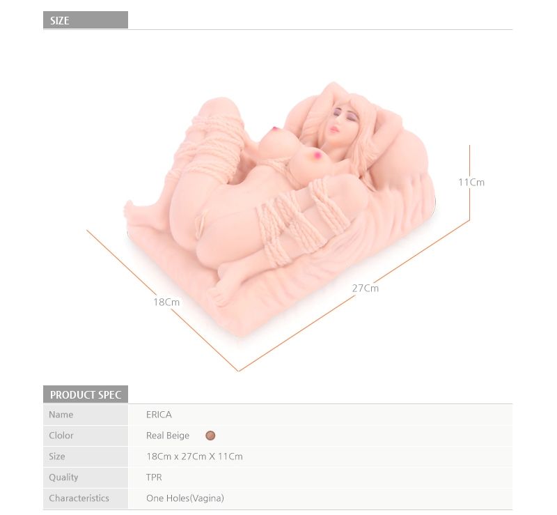 Kokos Erica Vaginal Opening Realistic Mini Love Doll Masturbators and Strokers