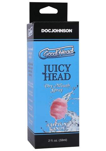 Doc Johnson GoodHead Juicy Head Dry Mouth Spray Cotton Candy - Delay and Excite Sprays
