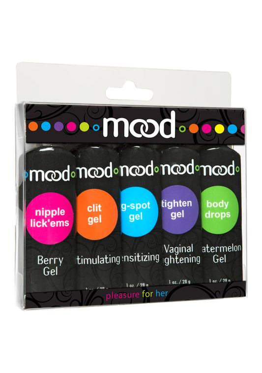 Doc Johnson Mood Pleasure For Her Multi Pack Adult Lubricant Delay and Excite Sprays