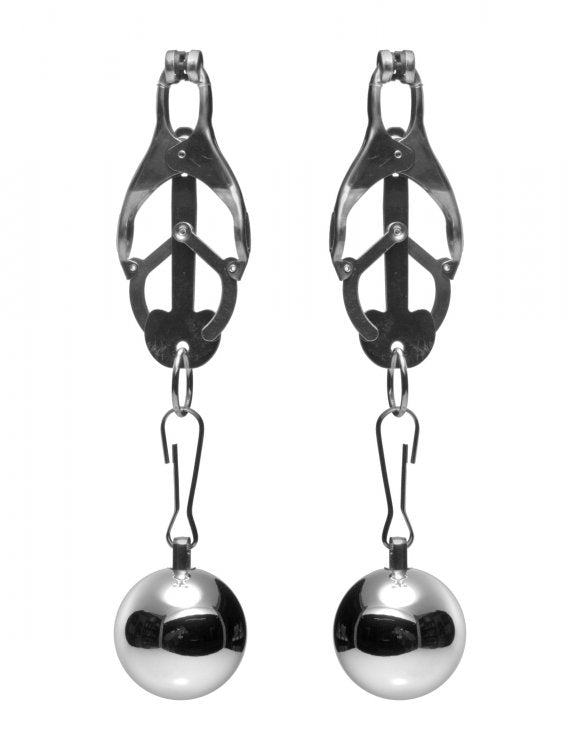 Deviant Monarch Weighted Nipple Clamps Nipple and Clit Clamps