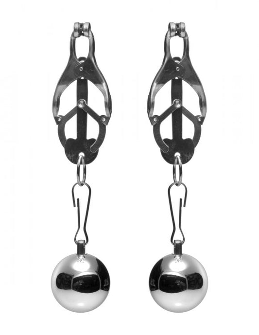 Deviant Monarch Weighted Nipple Clamps Nipple and Clit Clamps