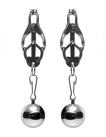 Deviant Monarch Weighted Nipple Clamps - Nipple and Clit Clamps