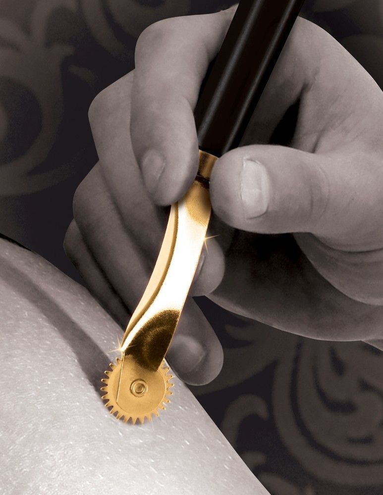 Fetish Fantasy Gold Sensory Play Wartenberg Wheel Dental and Clinical