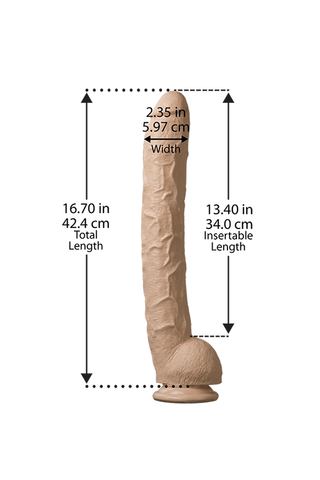 Doc Johnson Dick Rambone 17 Inch Realistic Cock - Realistic Dildos