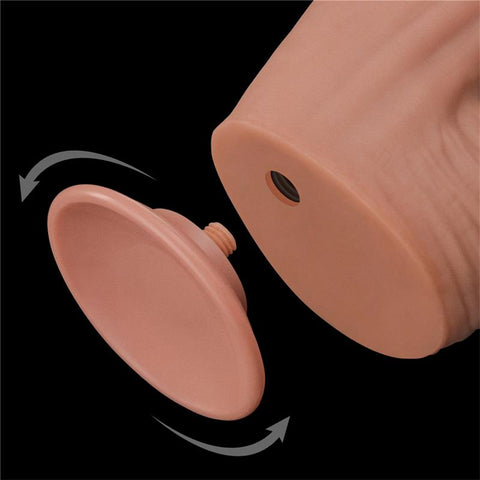 12 Inch King Sized Sliding Skin Dual Layer Dong by Lovetoy