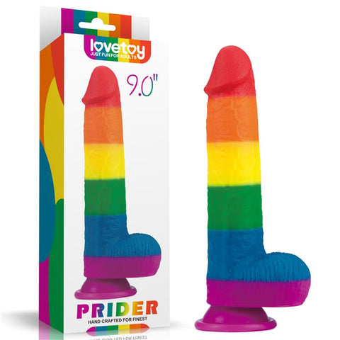 9 Inch Prider Medical Grade Silicone Dildo by Lovetoy