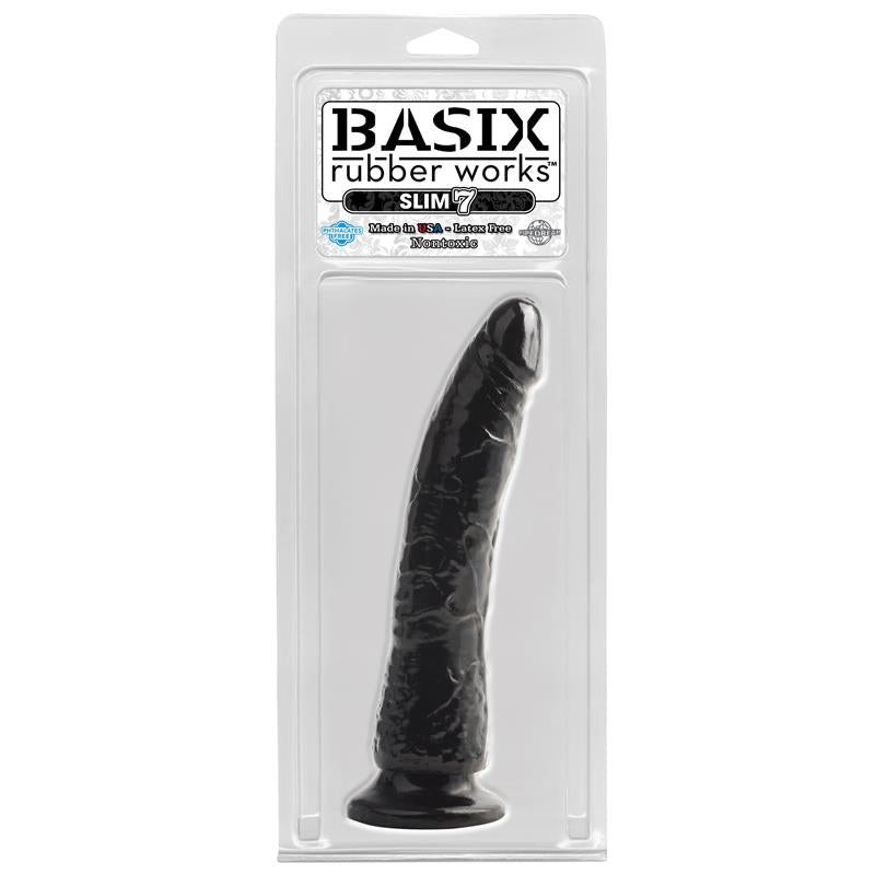 Pipedream Basix 7 Inch Slim Realistic Dong with Suction Cup Realistic Dildos