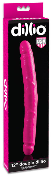 Dillio Double Dong Pink - Realistic Dildos