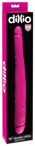 Dillio Double Dong Pink - Realistic Dildos