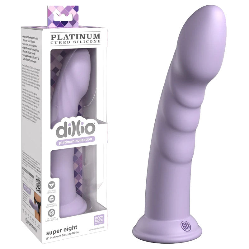 Dillio Platinum Super Eight - Realistic Dildos