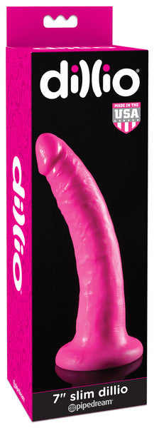 Dillio Slim Dildo Pink - Non-Realistic Dildos