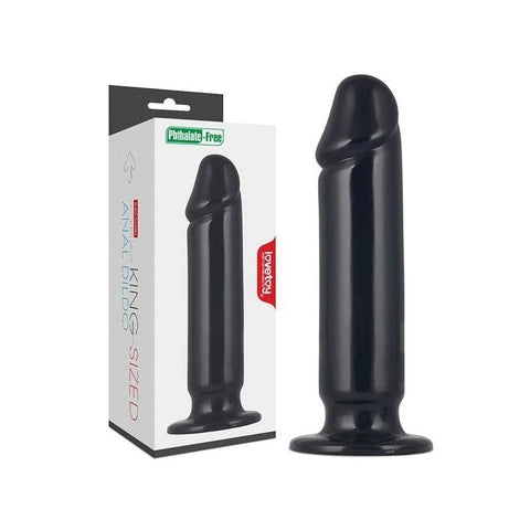 King Sized 9.25'' Anal Dildo - Black - Anal Dildos