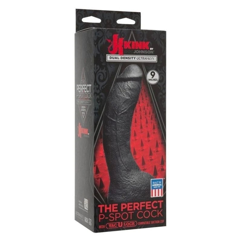 Kink The Perfect P-Spot Cock Black Anal Dildos