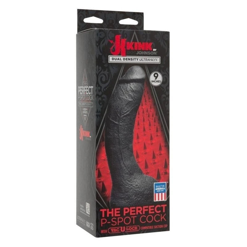 Kink The Perfect P-Spot Cock Black Anal Dildos