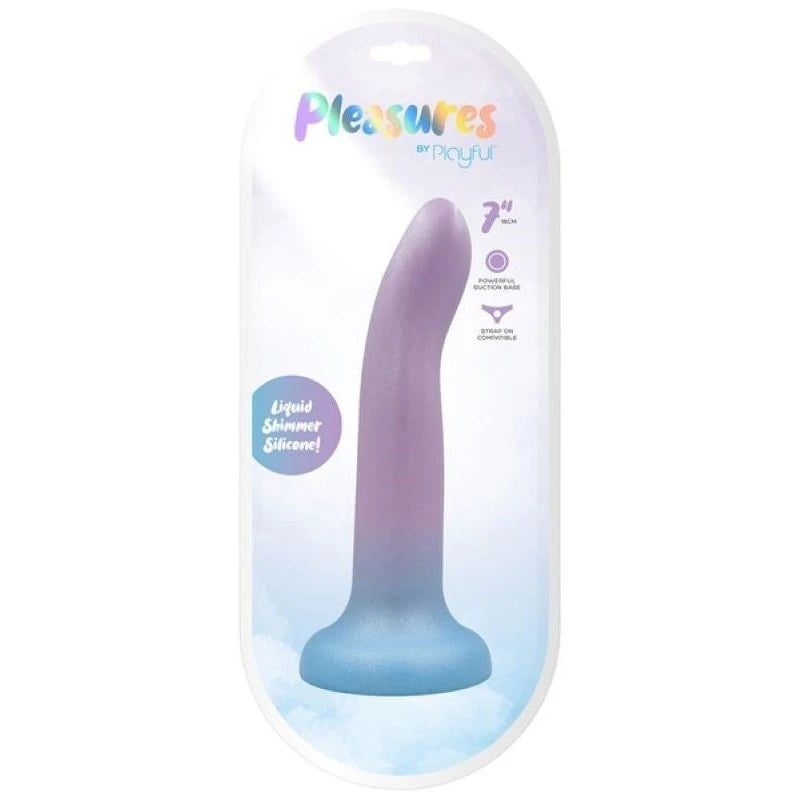 Playful Collection - Shimmer Your Way to Ecstasy with 7 Inch Dong Butt Plugs