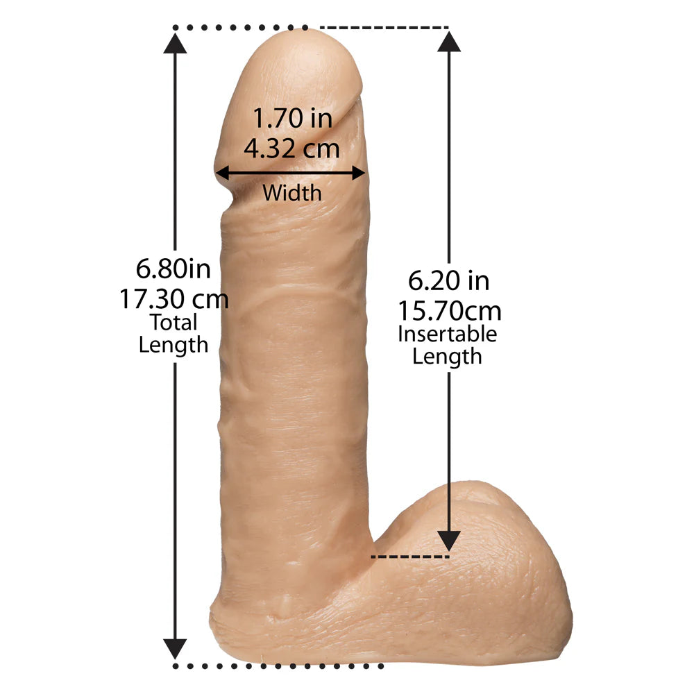 Vac-U-Lock 6 inch Ultra Realistic Cock Realistic Dildos