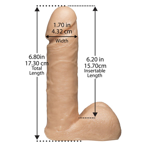 Vac-U-Lock 6 inch Ultra Realistic Cock - Realistic Dildos