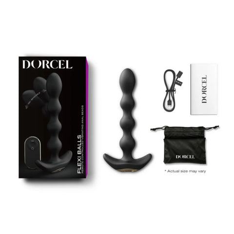 Dorcel Flexible Vibrating Anal Pleasure Beads - Anal Beads and Balls