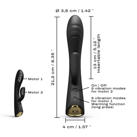 DORCEL Ultra Flexi Waterproof Vibrating Rabbit - Rabbit Vibrators