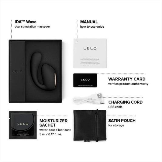 Lelo Ida Wave Dual App Controlled G Spot Vibrator Remote Control Vibrators