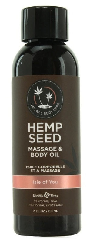 Earthly Body Hemp Seed Massage Lotion 60ml Sex Pheromones and Perfumes