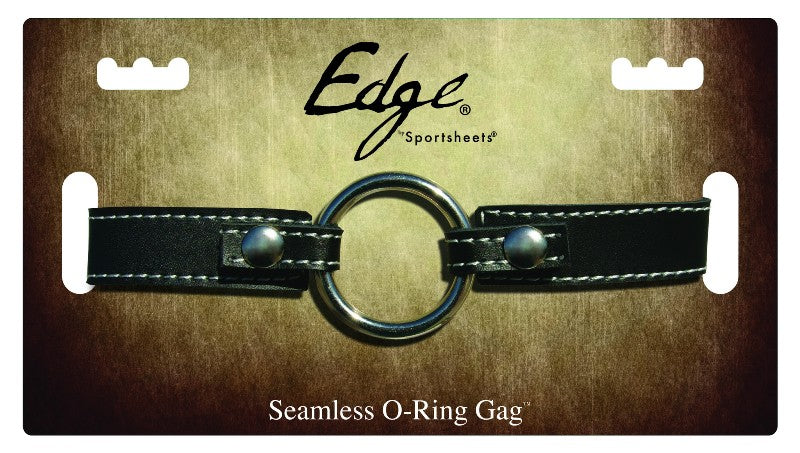 Edge Leather Seamless O-Ring Gag Bondage Gags and Bits