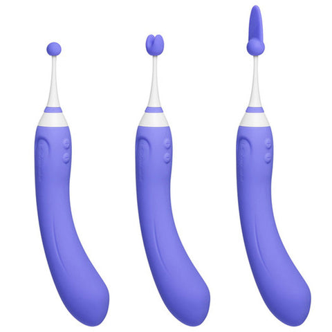 Lovense Hyphy Bluetooth Dual End G Spot Vibrator - Clit Ticklers and Pulsators