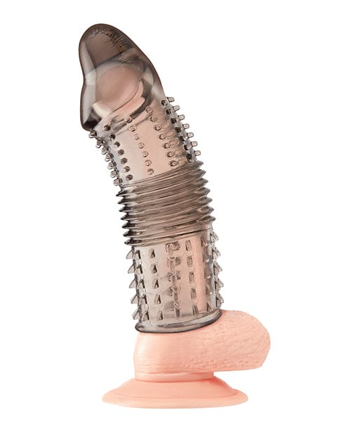 Blue Line 6.5 Inch Triple Sensation Penis Sleeve Extension - Penis Sleeves and Extenders