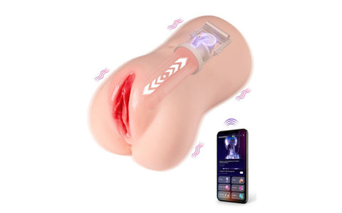 Xise Eliza App Controlled Thrusting Realistic Vaginal Stroker - Masturbators and Strokers
