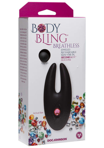 Doc Johnson Body Bling Breathless 8 Functions Mini Vibe - Mini & Slim Vibrators