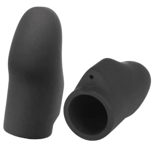 ElectraStim Silicone Noir Explorer Finger Sleeves Electro Sex
