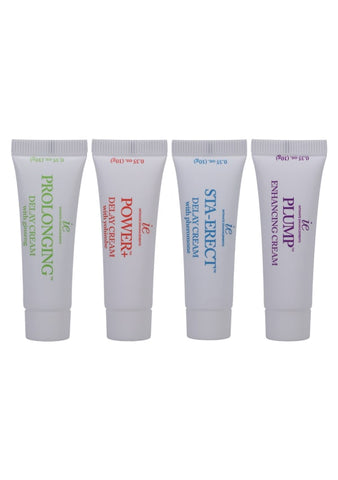 Doc Johnson 4 Pack ENHANCE Pleasure Creams - Delay and Excite Sprays