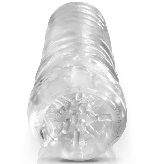 Pipedream Extreme Crystal Tickler Realistic Stroker - Glass Sex Toys