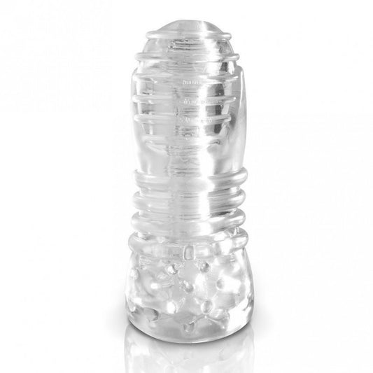 Pipedream Extreme Crystal Tickler Realistic Stroker - Glass Sex Toys