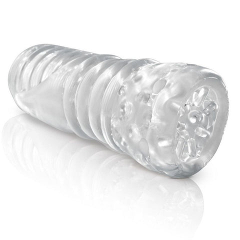 Pipedream Extreme Crystal Tickler Realistic Stroker - Glass Sex Toys