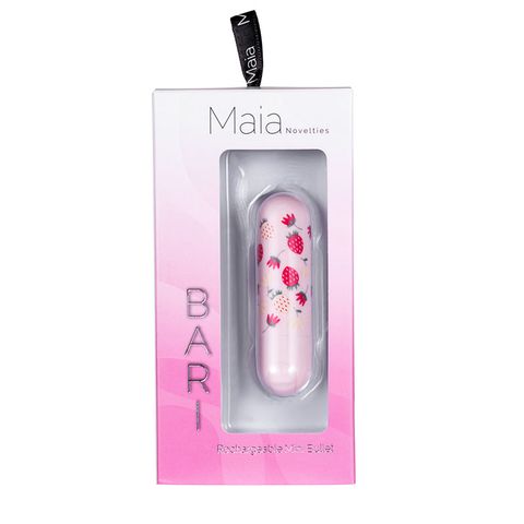 Maia BARI 10 Mode Rechargeable Bullet Massager Baby Pink Bullet Vibrators