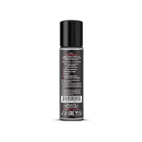 Wicked Aqua Watermelon Flavoured Water Based Lubricant 30ml - Water Based Lubes