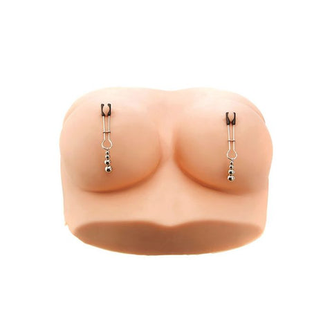 Adam and Eve 2 Piece Naughty Nipple Clips Set - Nipple and Clit Clamps