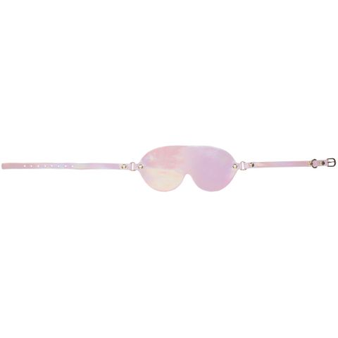 Shots Toys OUCH Paris Collection BDSM Play Blindfold Pink - Masks And Blindfolds