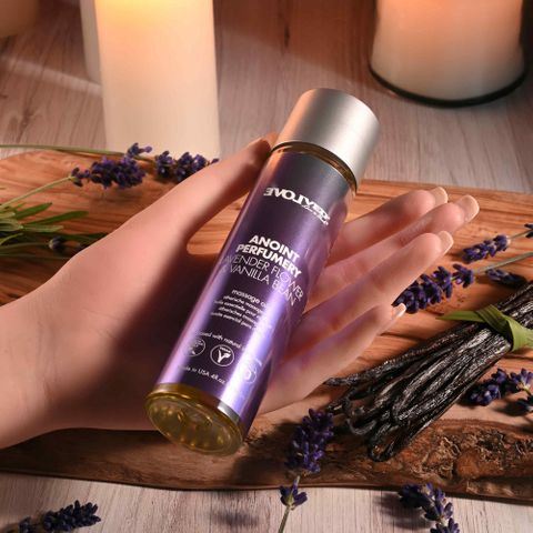 Evolved ANOINT PERFUMERY Lavender Flower & Vanilla Bean Massage Oil 120ml - Massage Oils and Lubricants