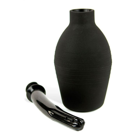 Adam and Eve 25 cm Anal Cleansing Douche Black Enemas and Douches