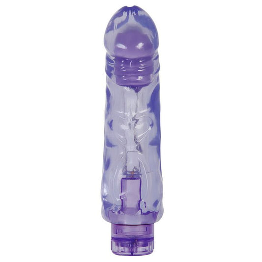 Adam and Eve Chubby Fun Vibe Thick Vibrating Dildo Purple - Vibrating Dildos
