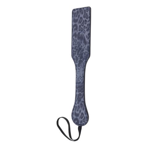 Sportsheets Sex & Mischief Cougar Studded Paddle With Gold Studs Navy Blue - Paddles And Slappers