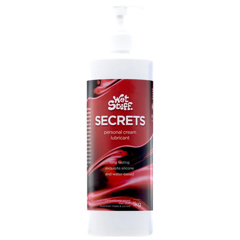 Wet Stuff Secrets - Hybrid Lubricant - Silicone Based Lubes